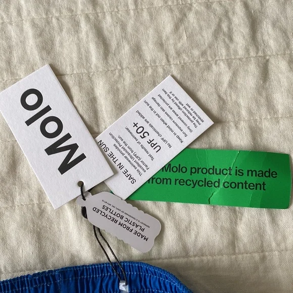 Molo Snorkel Blue Niko Block Swim Trunks Size 3/4 Y